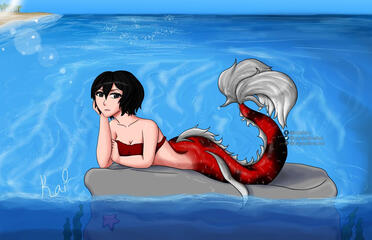 Shingeki no Kyojin: Mermaid Mikasa